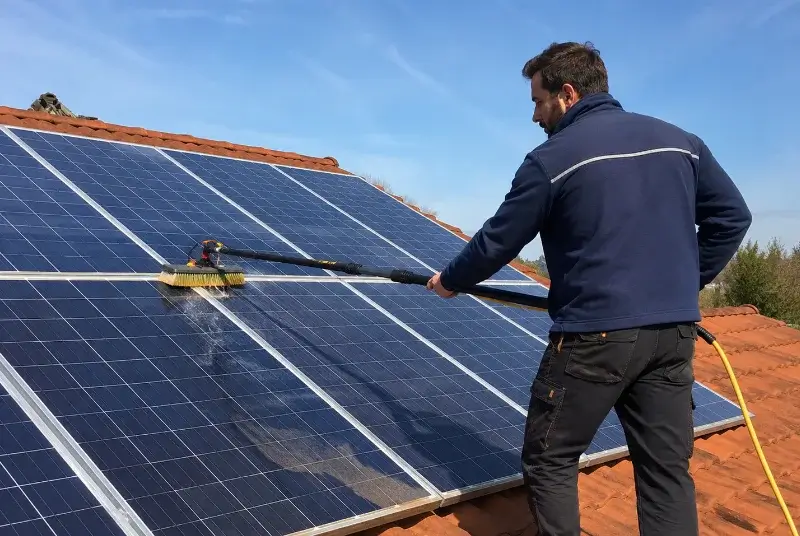 Nettoyage et entretien de panneaux solaires à Lagarrigue
